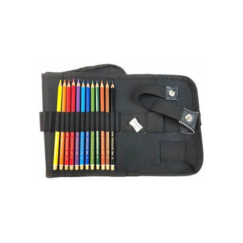 Trousse de crayon de couleur KOH-I-NOOR - Trousse souple - 13 références