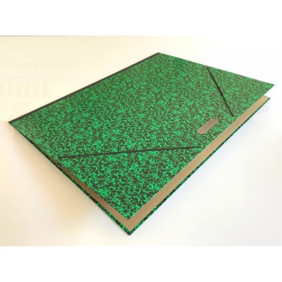 Carton à dessin CORECTOR Eco - F:26 x 33 cm (A4) - A élastique - Vert  