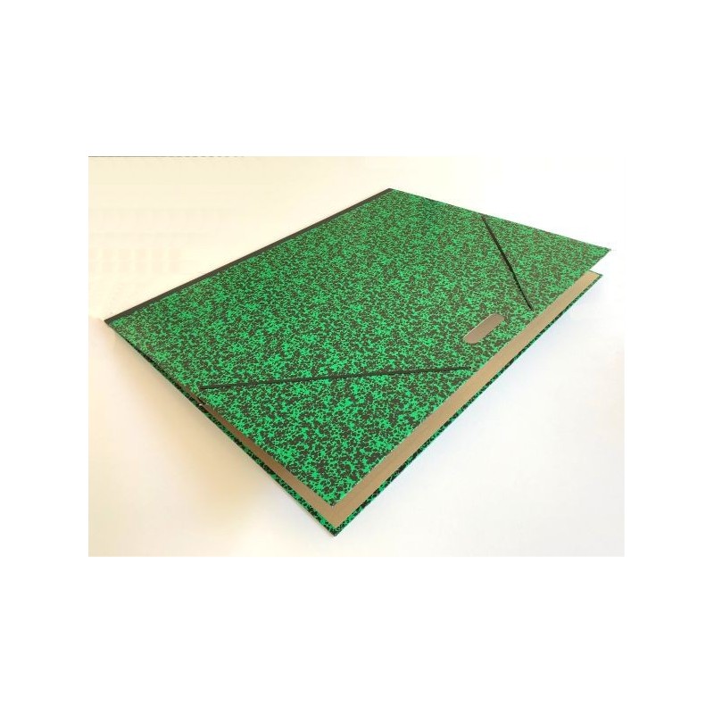 Exacompta - Carton à dessin Annonay avec rubans 75x105 cm - Pour format B1  - Vert