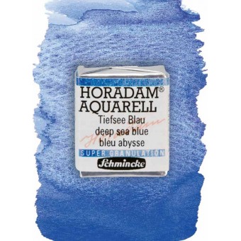 Aquarelle Schmicke Size:1/2 Godet Colors:Bleu Abysse-953