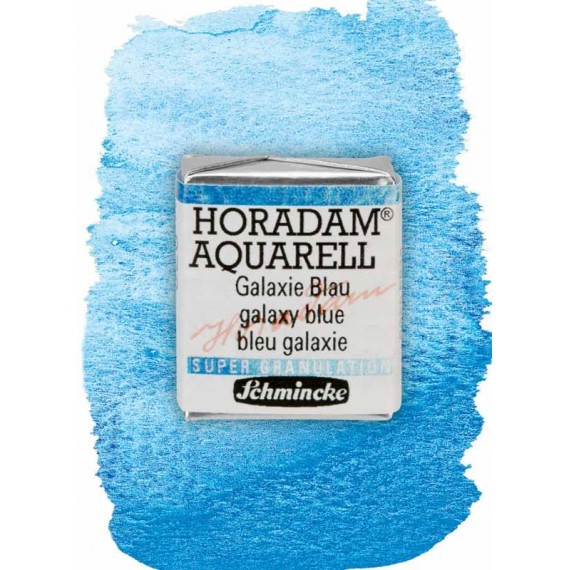Aquarelle Schmicke Size:1/2 Godet Colors:Bleu Galaxie-973