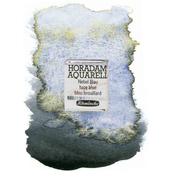 Aquarelle Schmicke supergranulante Taille:1/2 Godet Couleurs:Bleu Brouillard-967